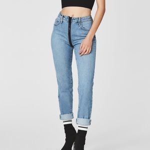 LF carmar zip up jeans